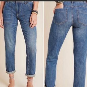 Anthropologie Pilcro and the Letterman Slim Boyfriend Jeans SZ 29